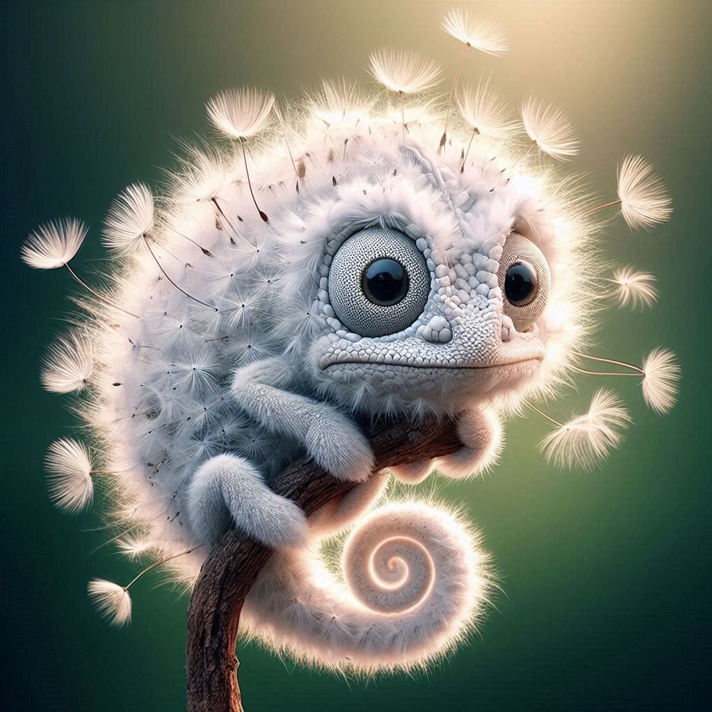 Shocked dandemeleon  by @Soni