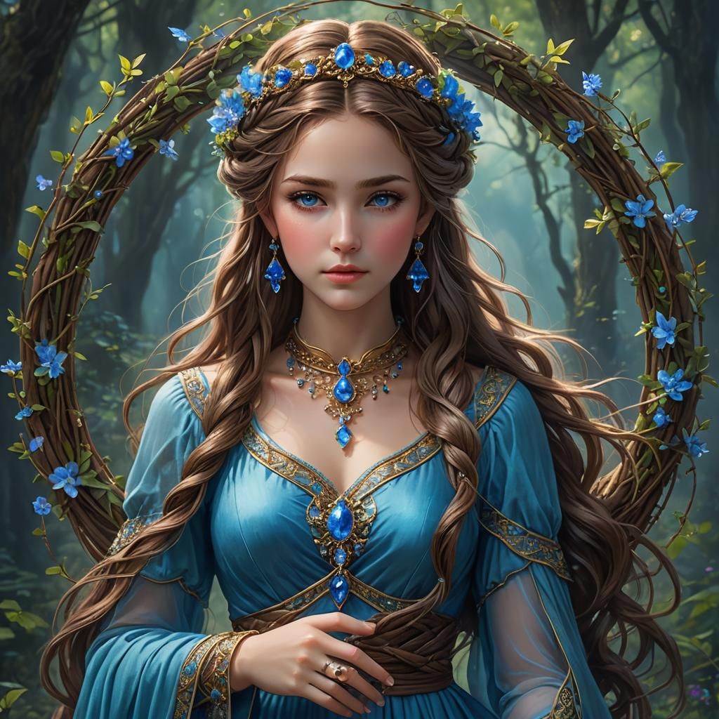 The Linarite Goddess  by @JessTD