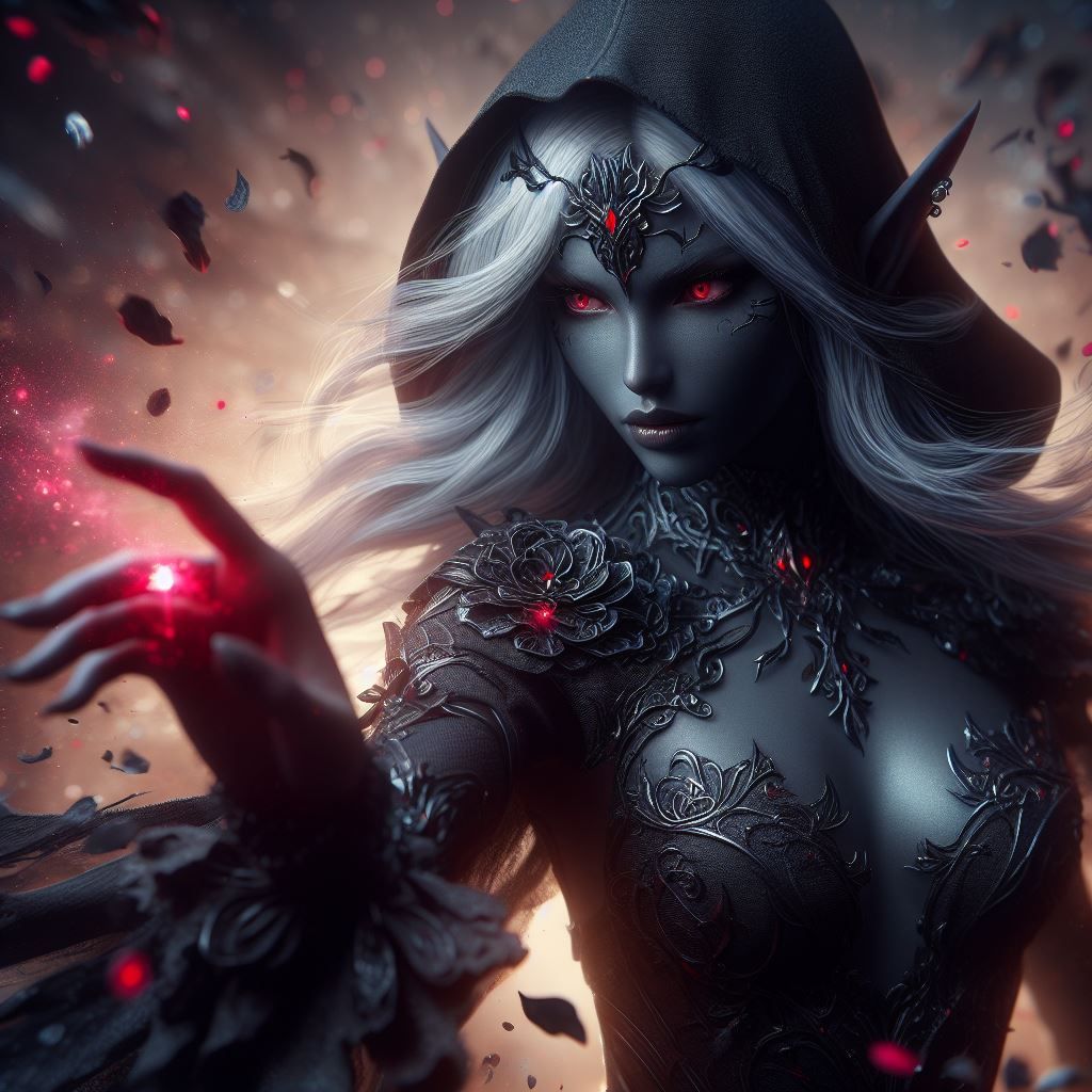 Drow sorceress