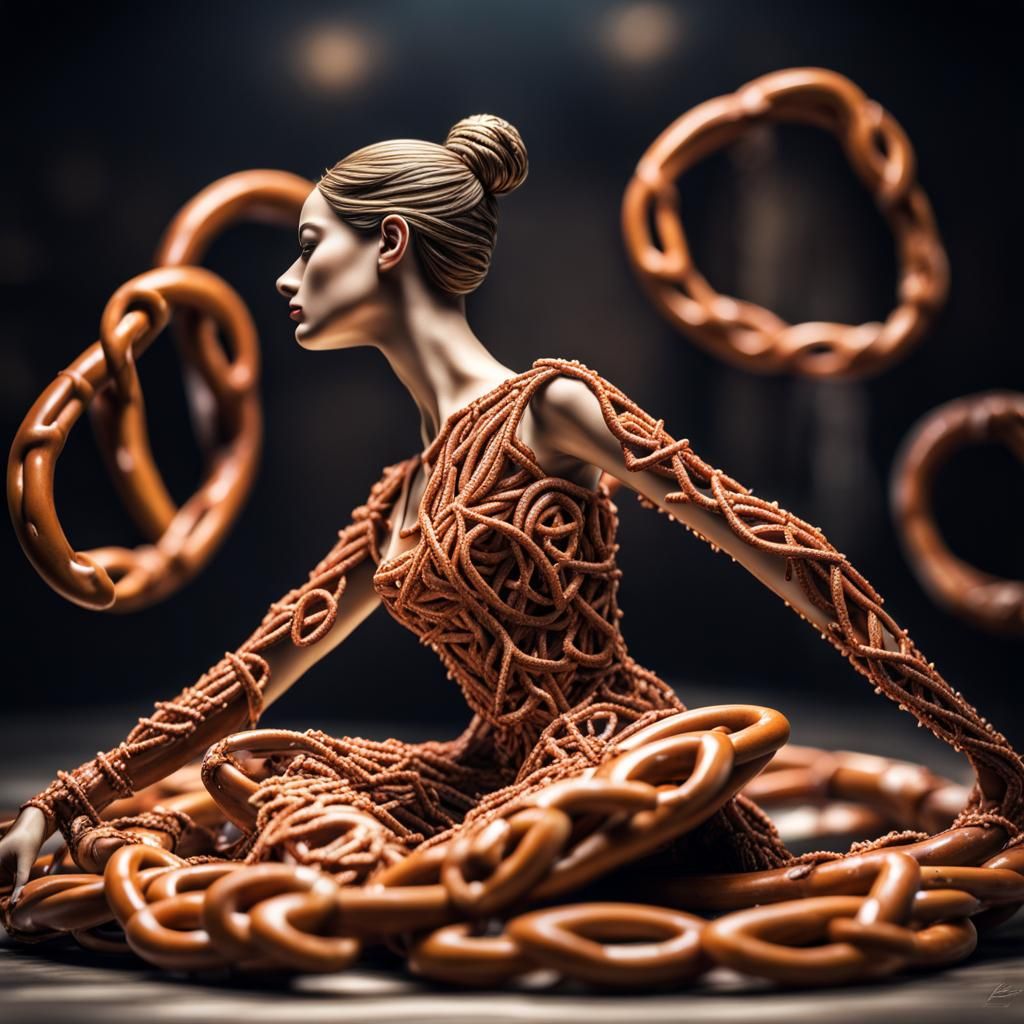pretzel ballerina    by @KaHeath