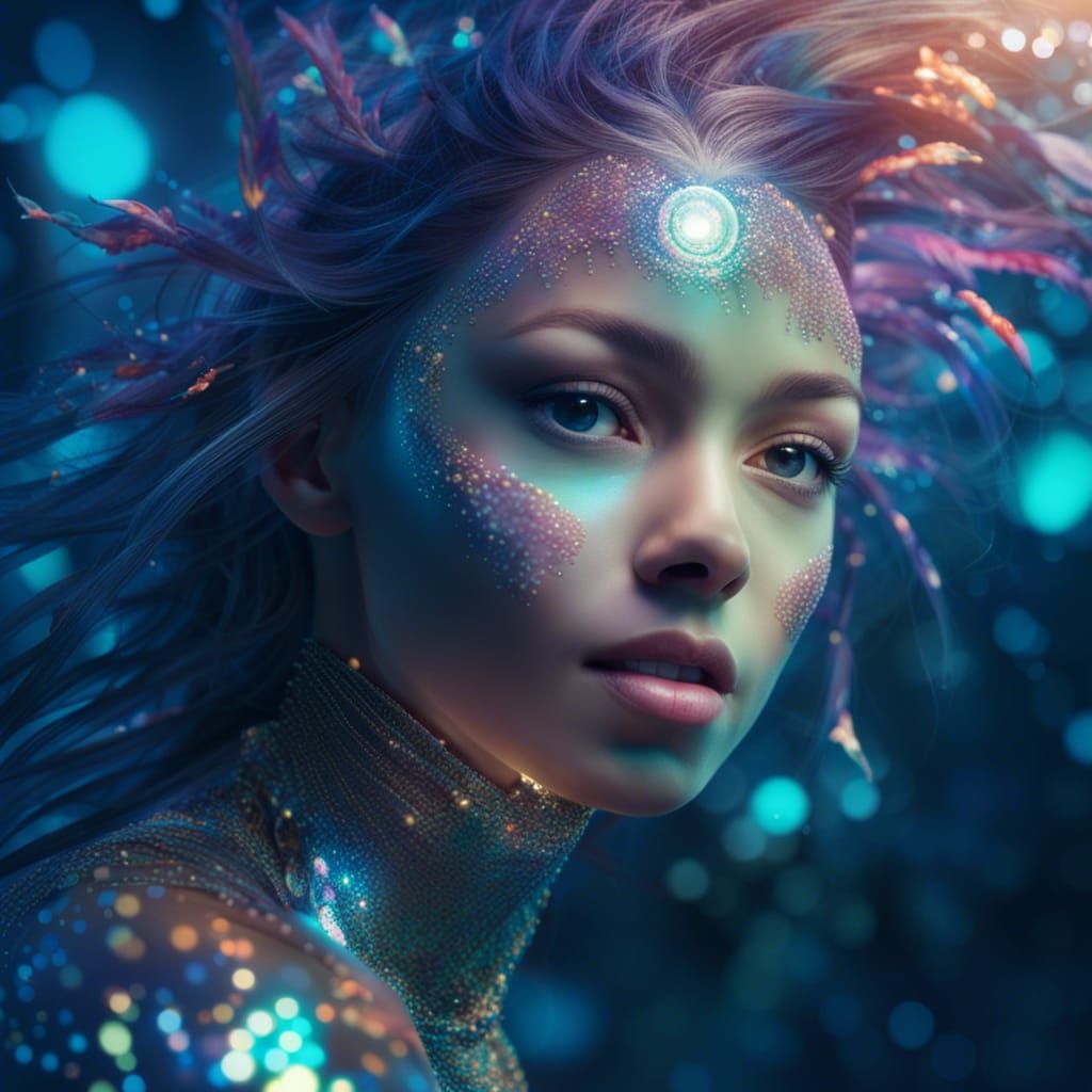 Underwater Portrait III (Mermaids) - AI Generated Artwork - NightCafe ...