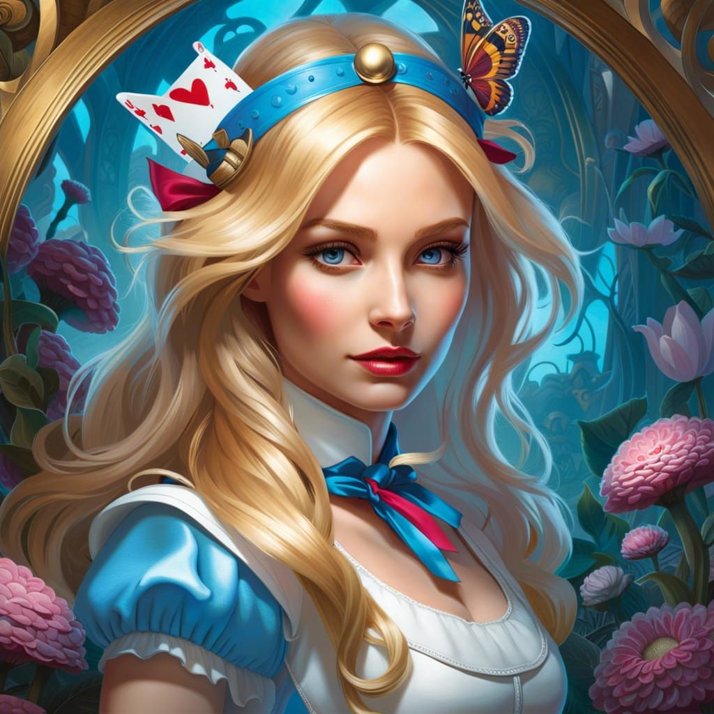 Alice In Wonderland Ai Generated Artwork Nightcafe Creator 9783