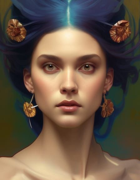 just another surprise__blue hair...