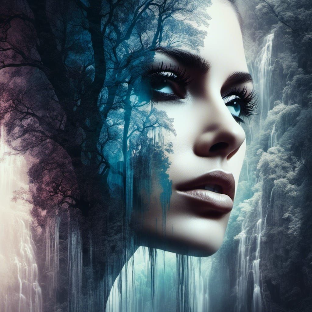 beautiful double exposure