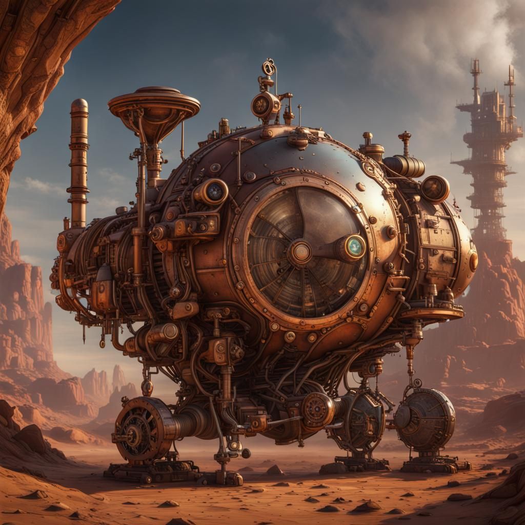 Steampunk marven the martian 