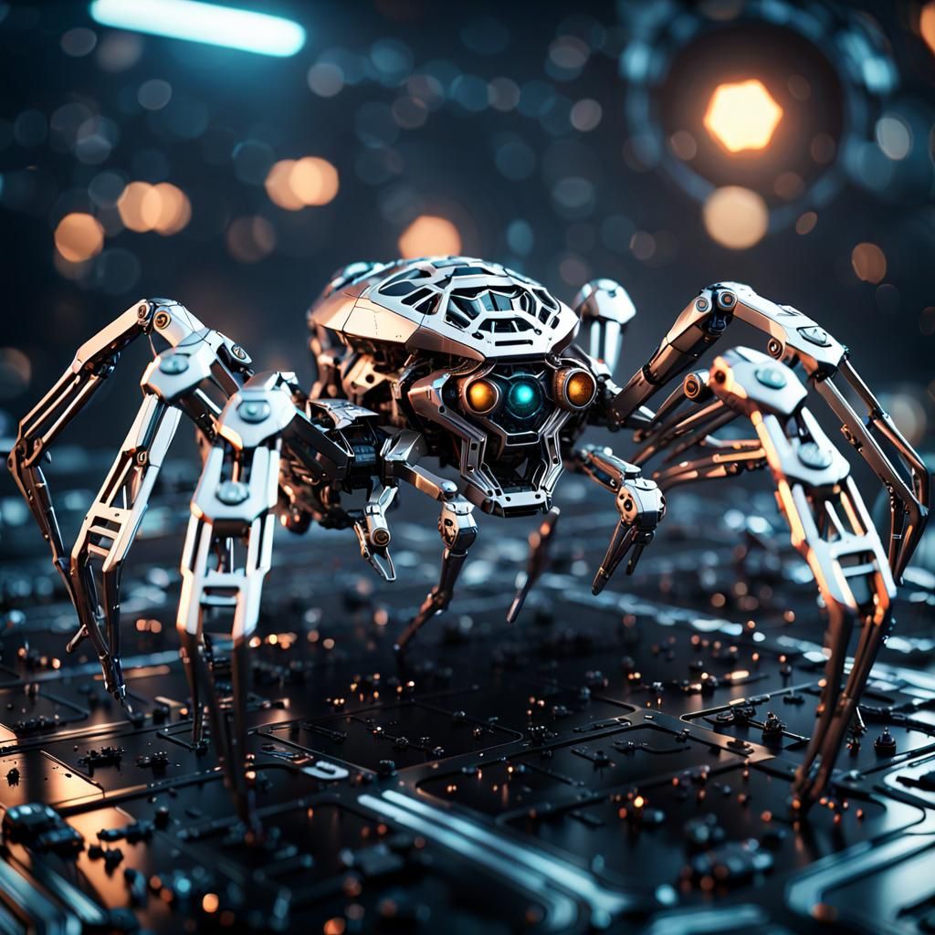 Mechaspider  by @FandaPanda Animals