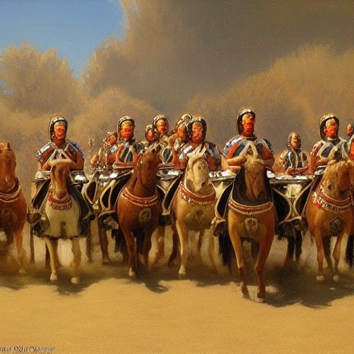 Roman Cavalry choirs are singing