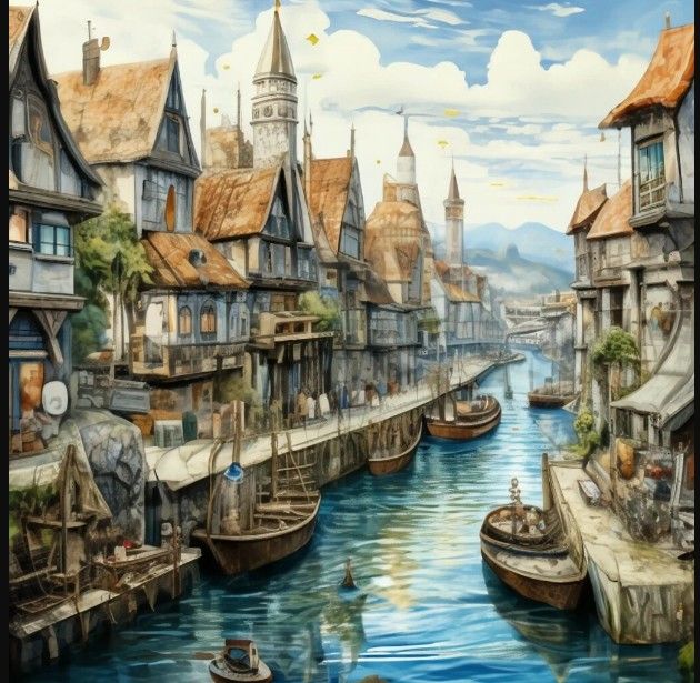 Рыбная деревня, Кёнигсберг XIX века......