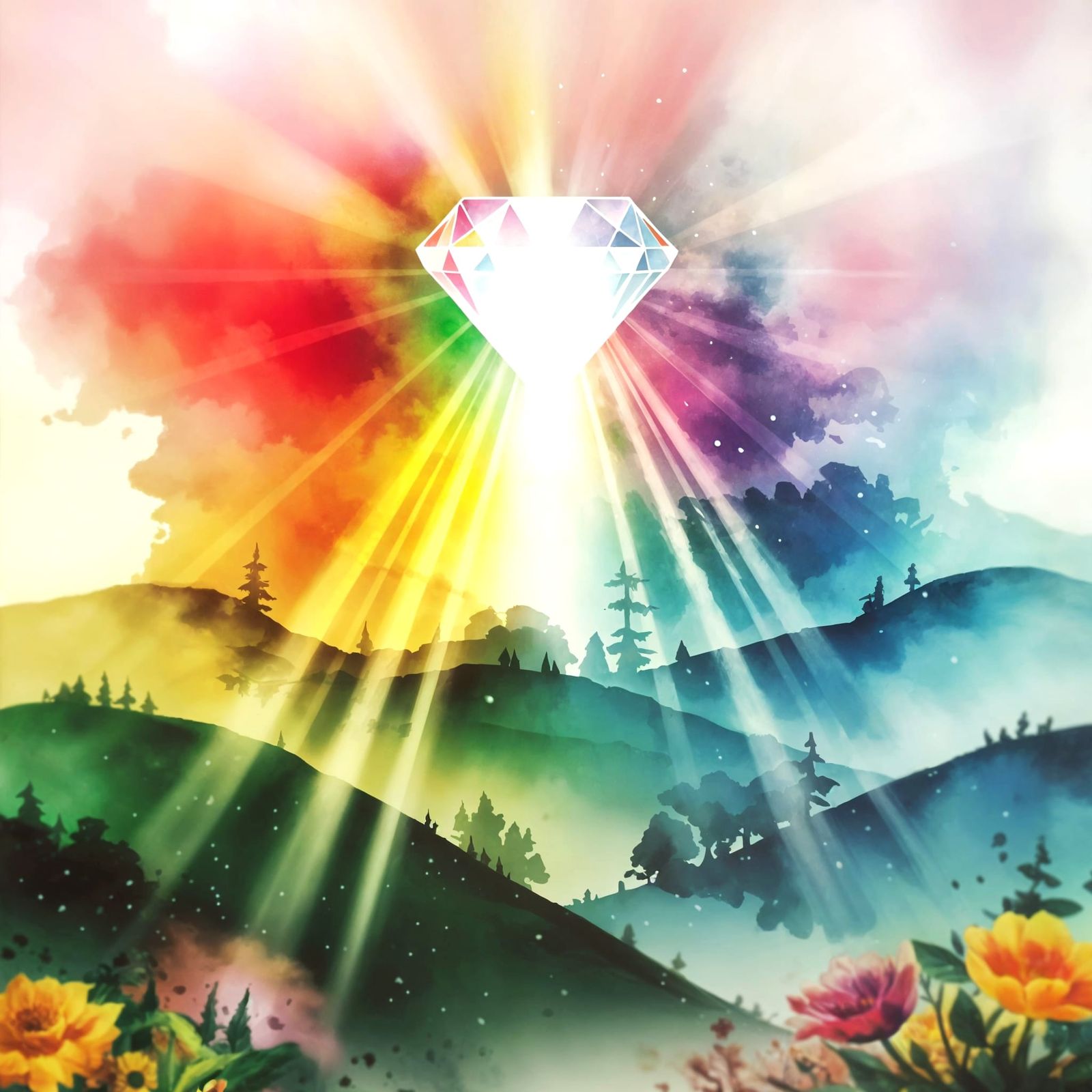 Prismatic-scape  by @Sherkhal