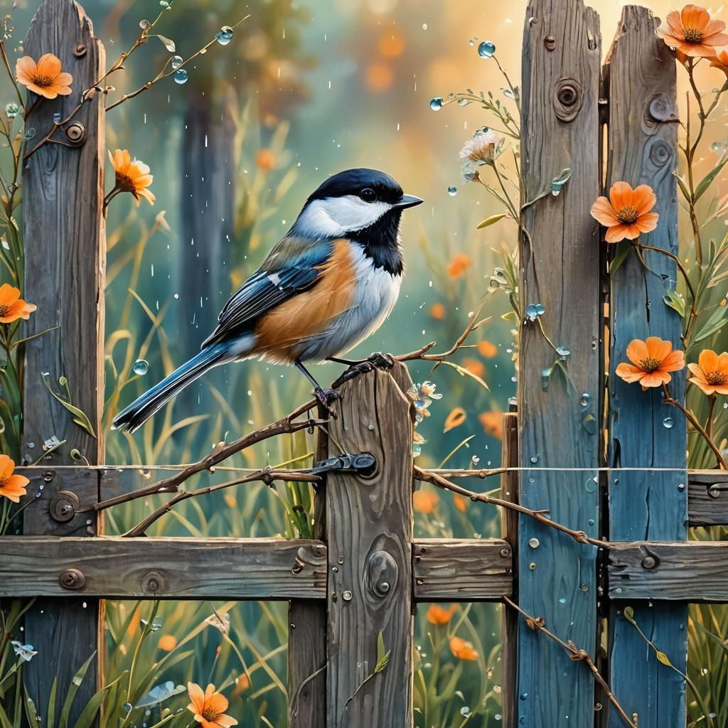 Wooden fence  by @Calvin Low