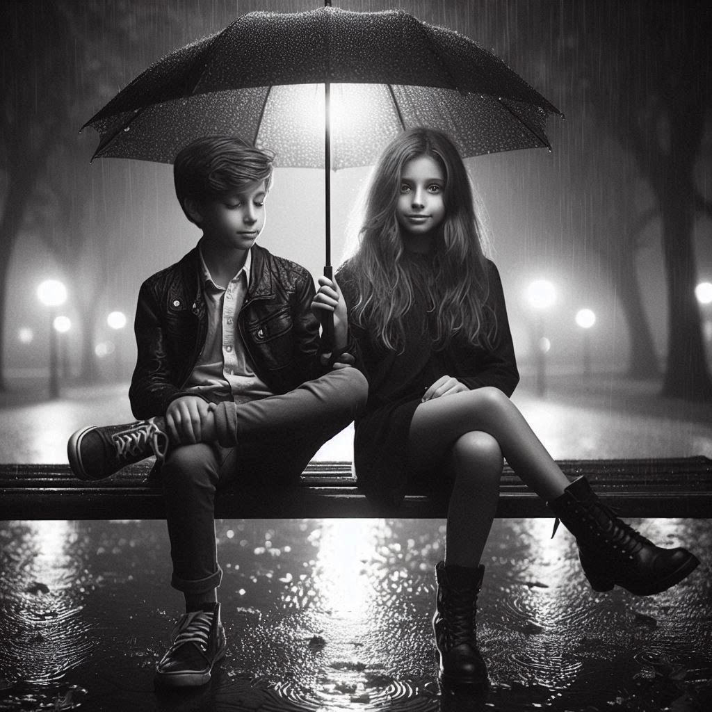 Sharing the umbrella