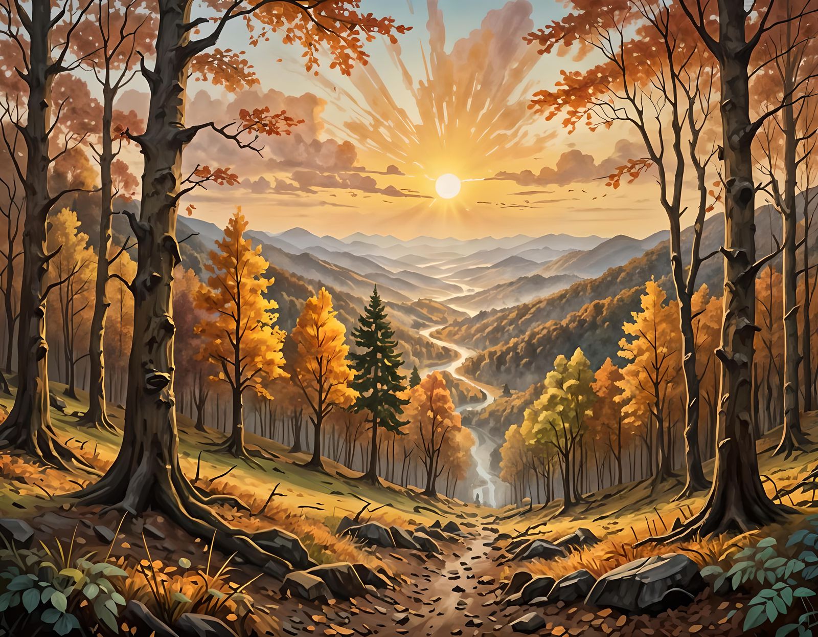 autumn forest  by @dma