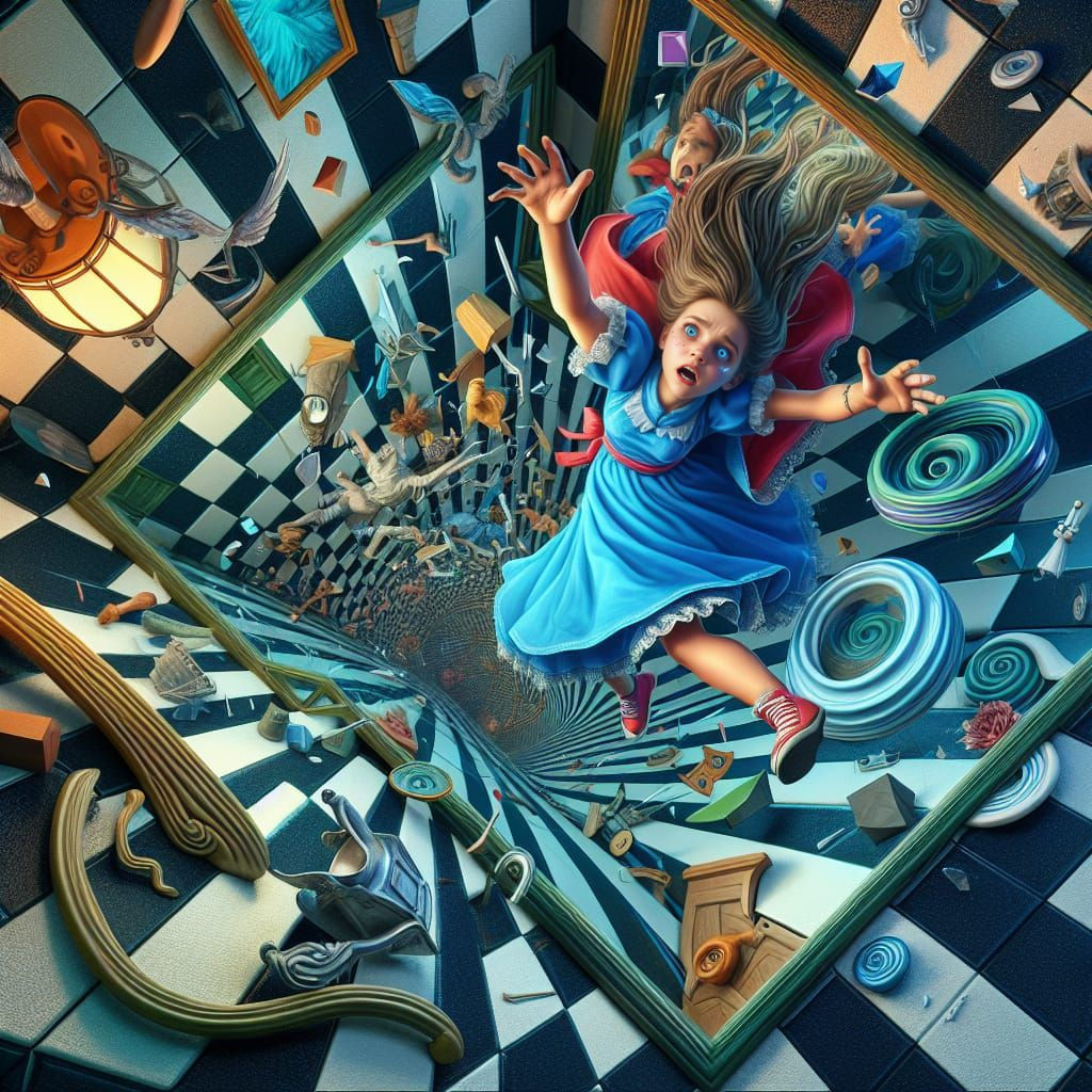 Through the looking glass  by @Arisiin