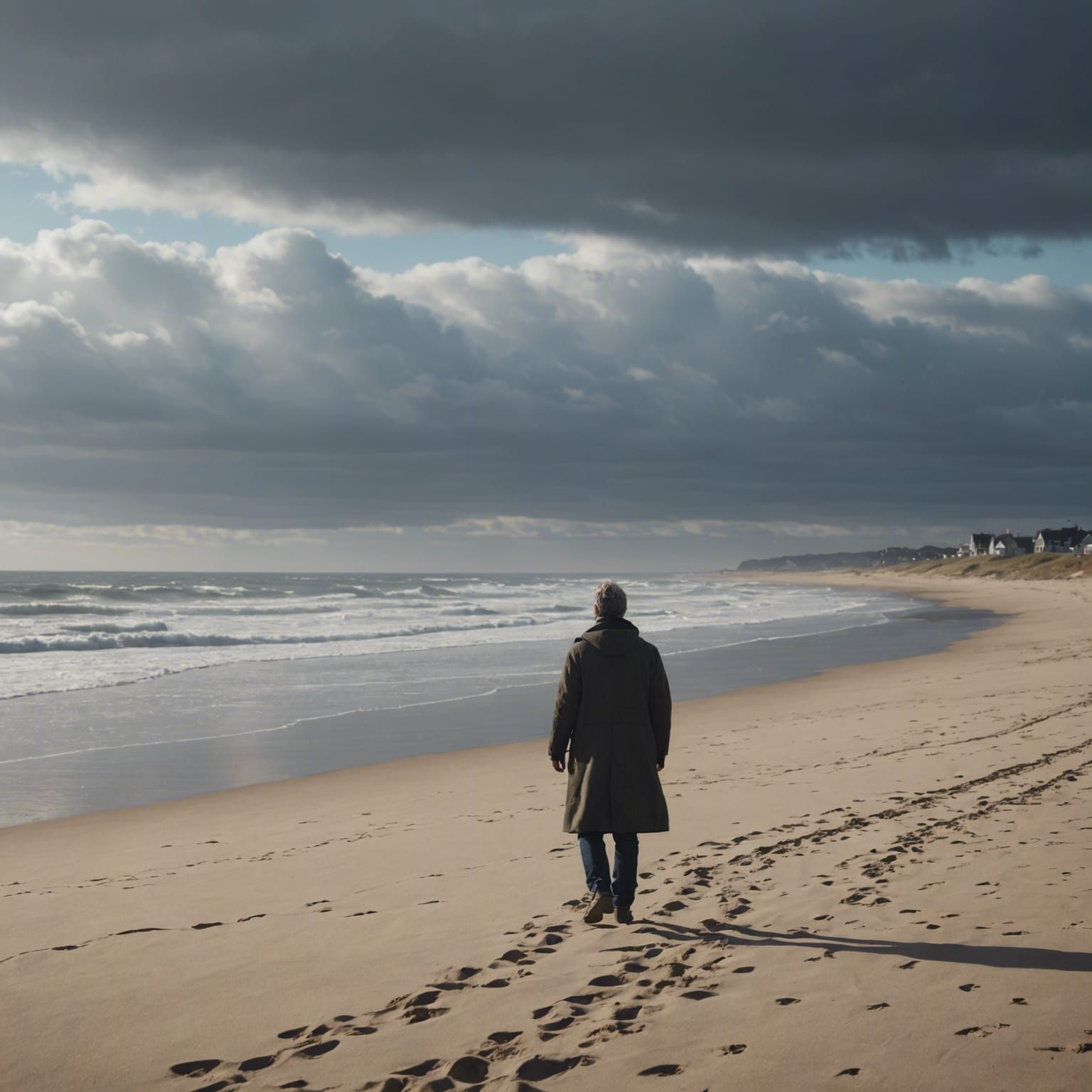 Winter beach