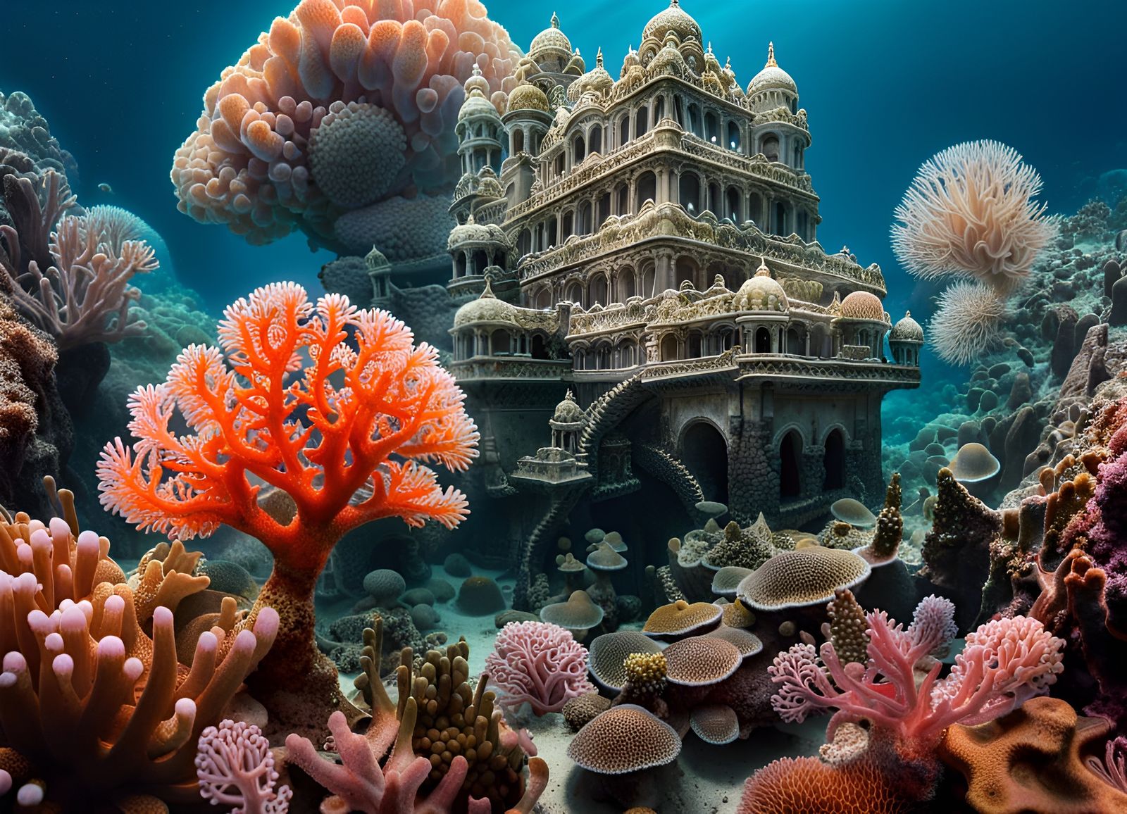 Underwater citadel  by @Klo