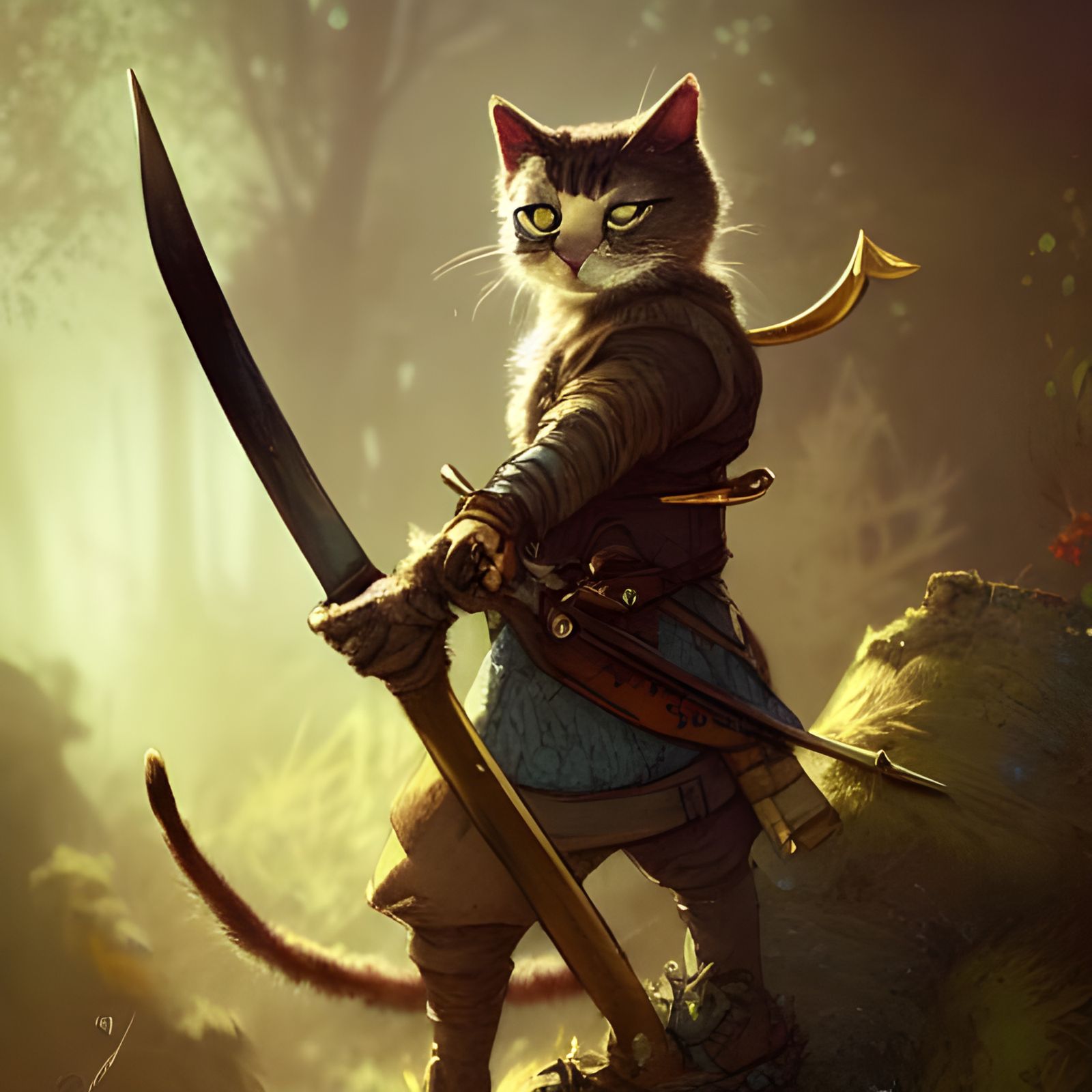 Feline Strong  by @BlueHarv