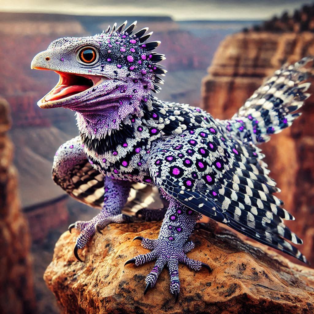 Greater Spotted Purple Geckle