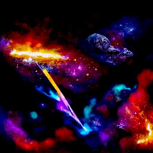 Radioactive meteors in the milky way