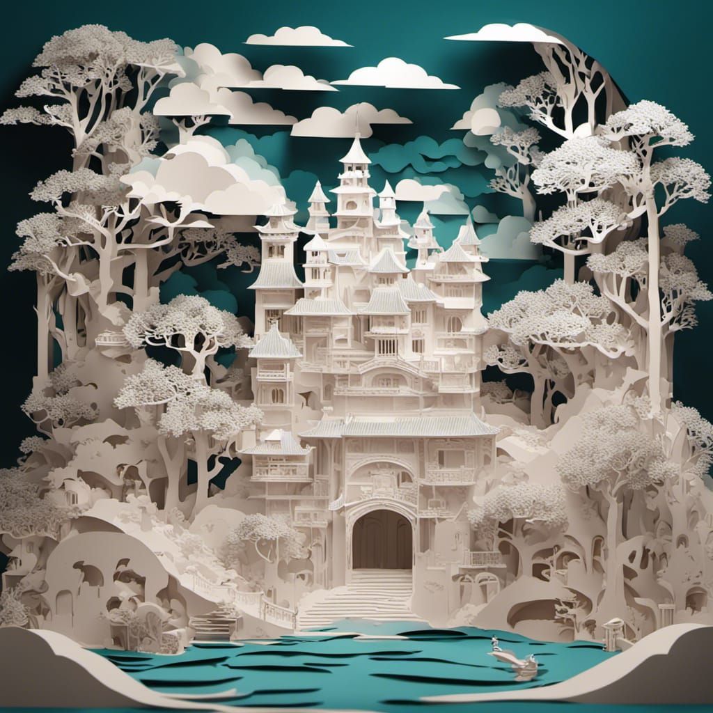 Origami Fantasy  by @Obsidian