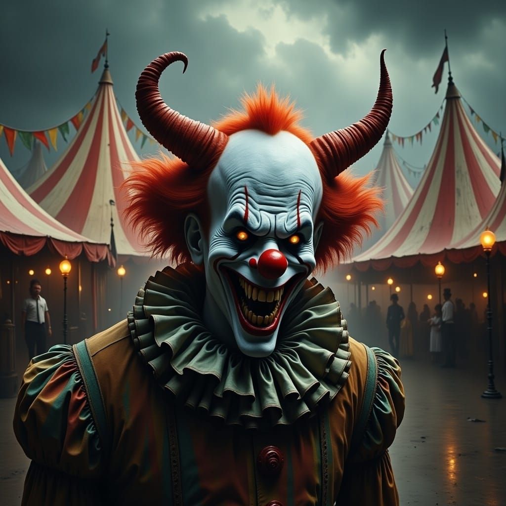 Horrifying clown <lora:Clown:1.0> 