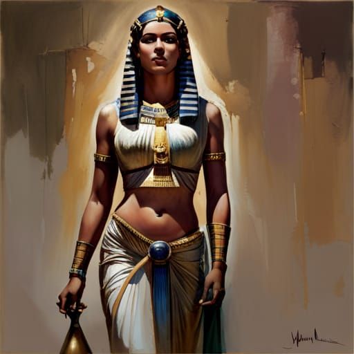 Queen of Ancient Egypt - AI Generated Artwork - NightCafe Creator