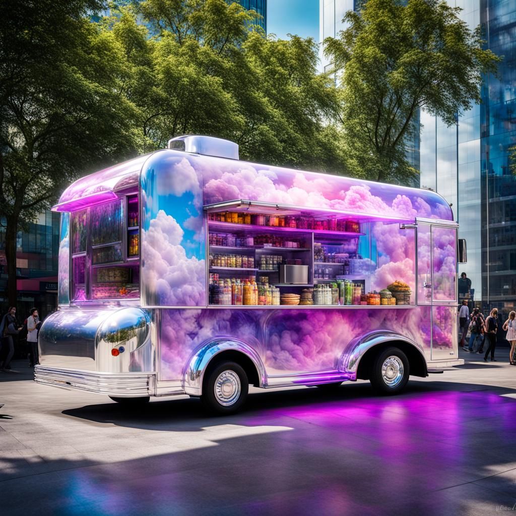 Dream food truck 01 - AI Generated Artwork - NightCafe Creator