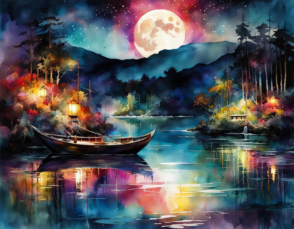 Moonlit Waters  by @carnivalnights