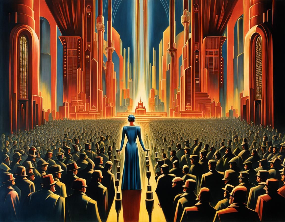 metropolis 1928 movie poster
