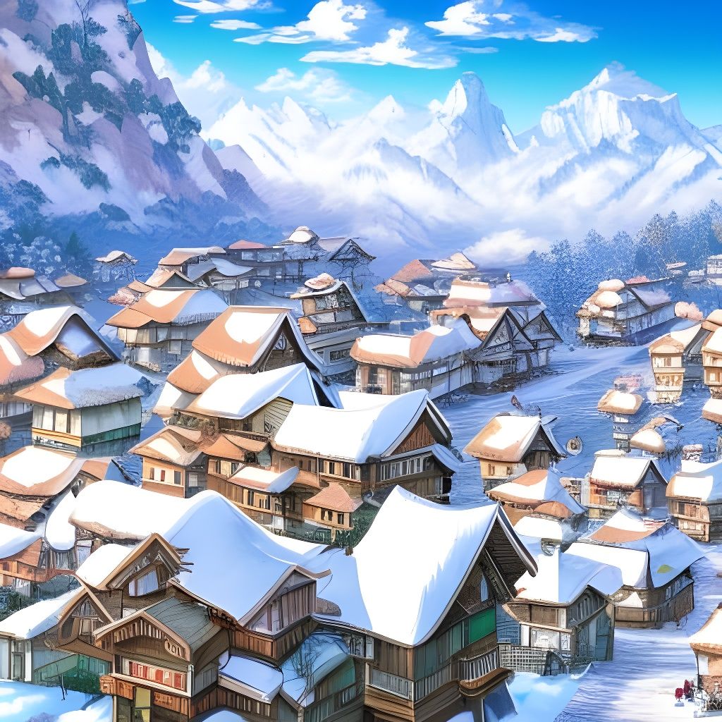 Anime Village Background Pack 1 by AnorelArts