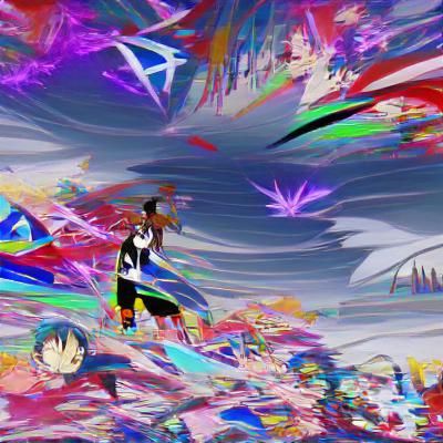 Glizzy 8k resolution anime abstract