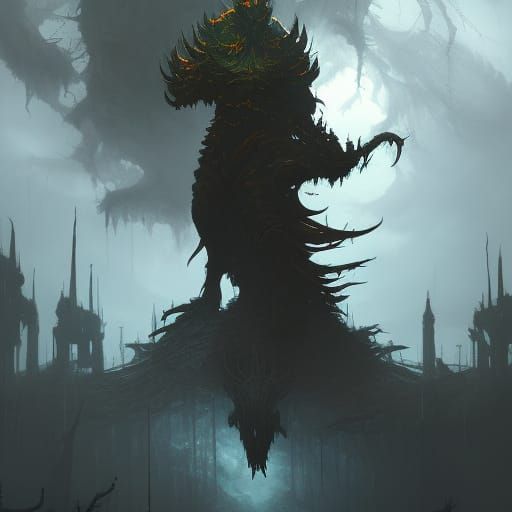 shadow bloody nightmare monster