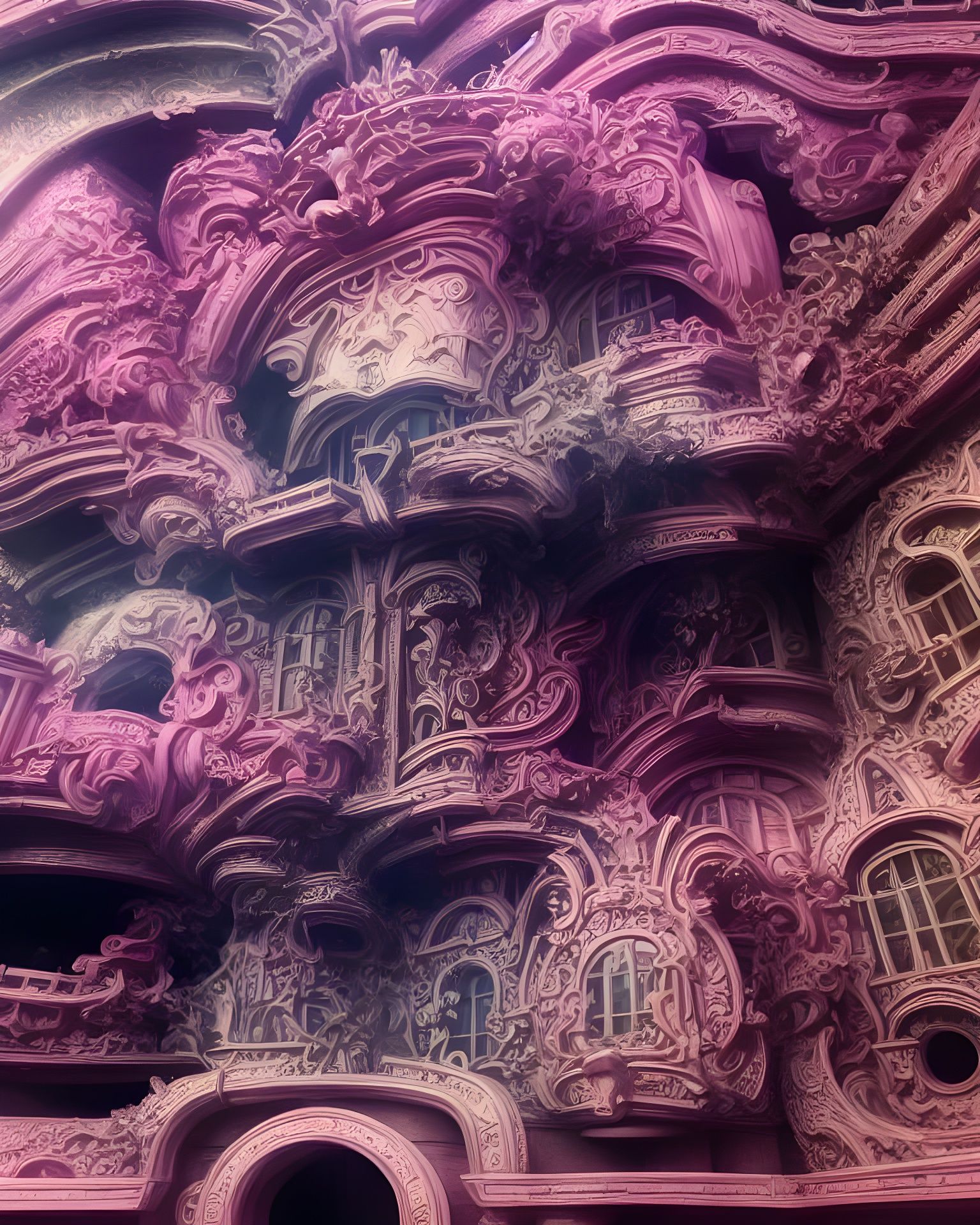 Surreal ornate abstract 27oct22 AI Generated Artwork NightCafe Creator