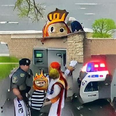 Burger King mascot getting arrested for tax fraud