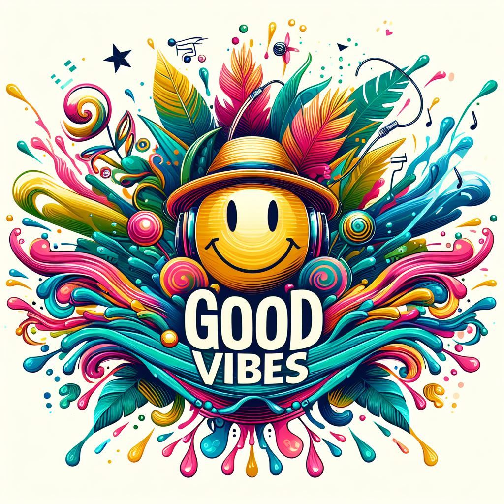 Good Vibes Splash Art