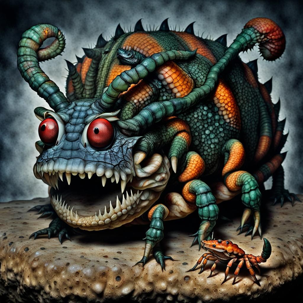 Cerberean, chilling, creepy, crooked, cantankerous, crazy, c...