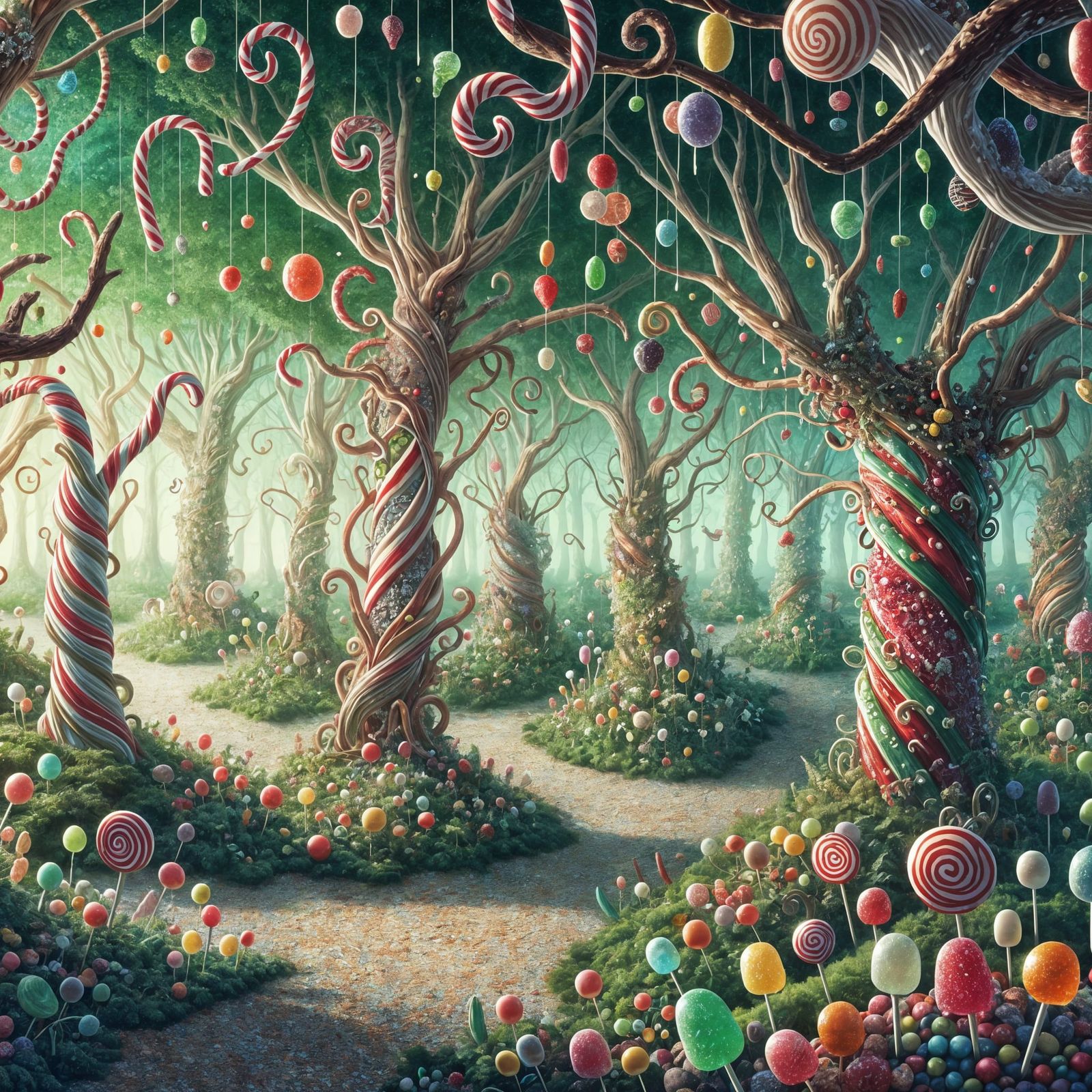 The Candy Forest  by @Matthew