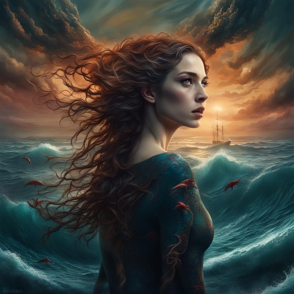 regarde le fond de la mer