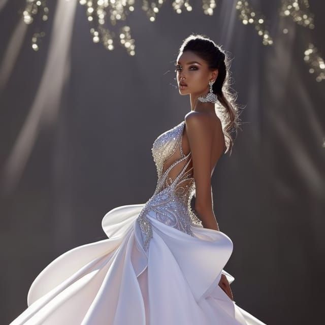 Diamond Corset Wedding Dress