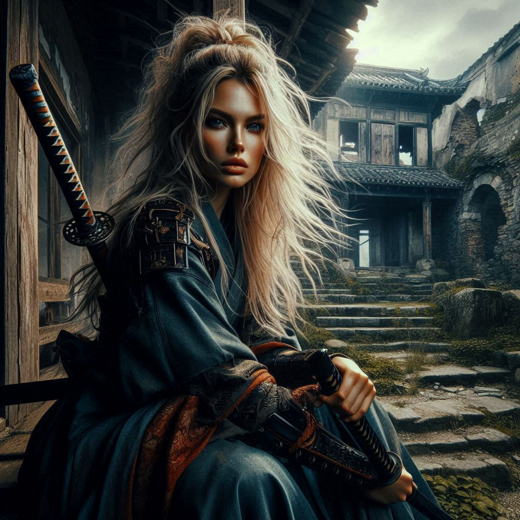 girl with katana