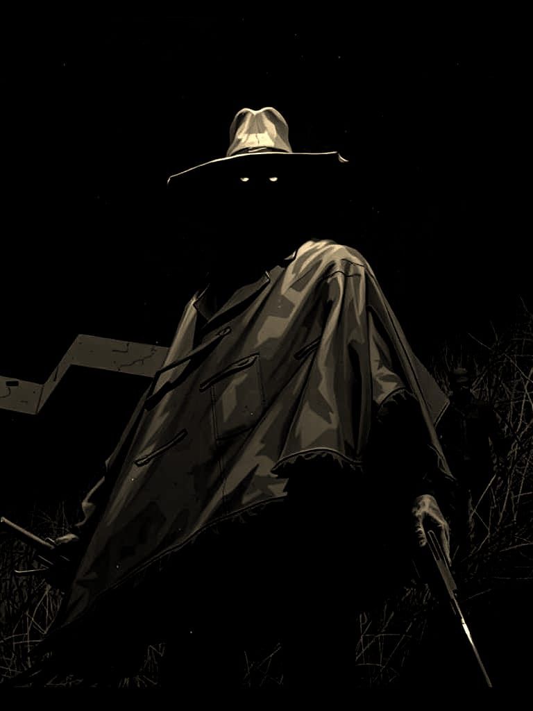 Gunslinger in Apocalyptic Wasteland