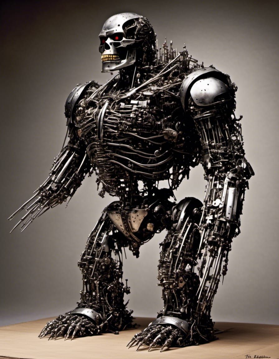 "The Terminator": <lora:BearZarre:1.0> <lora:BearZFX-V2:1.0> 