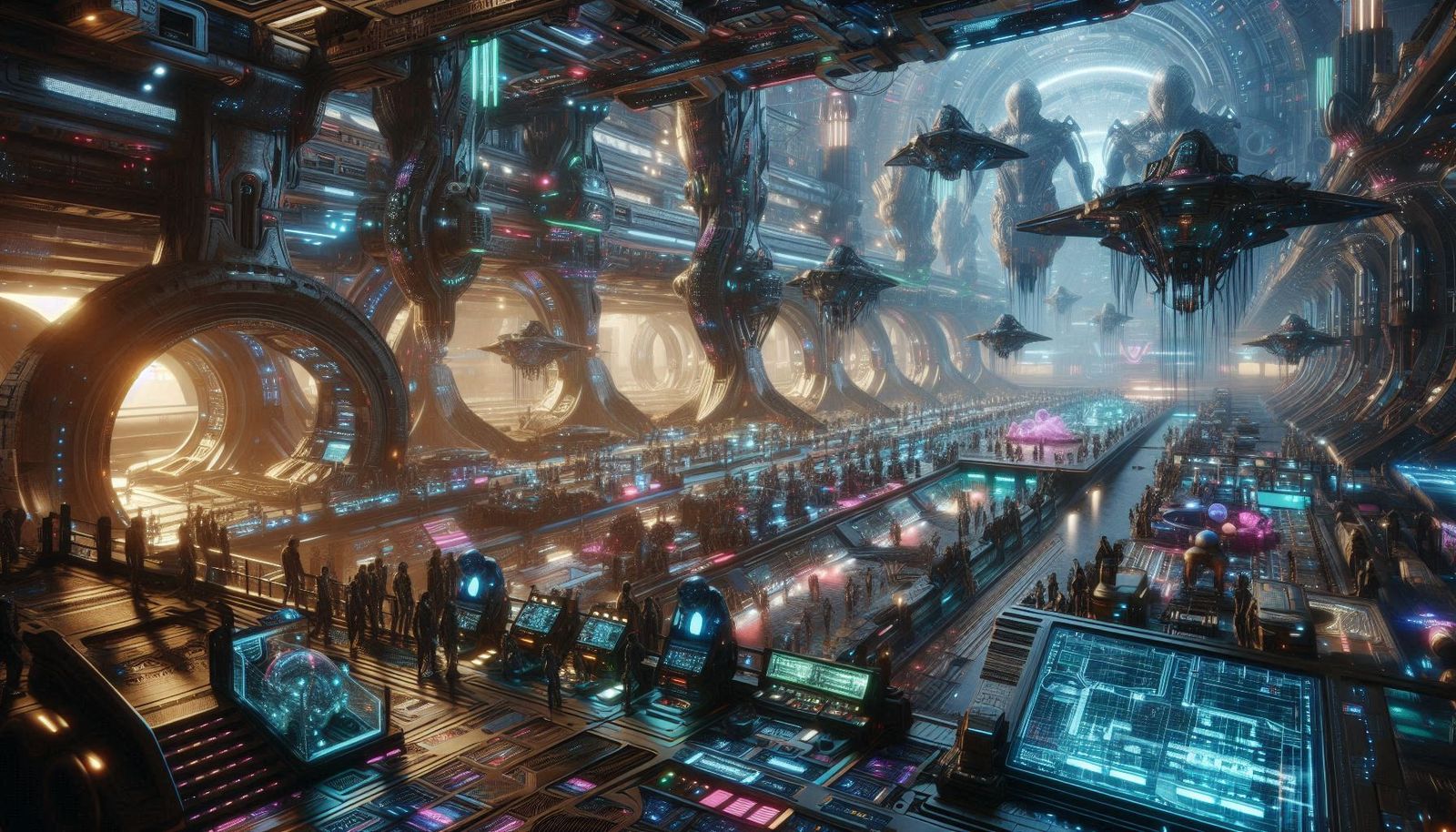 Ultra Advanced Space Construction Hangar