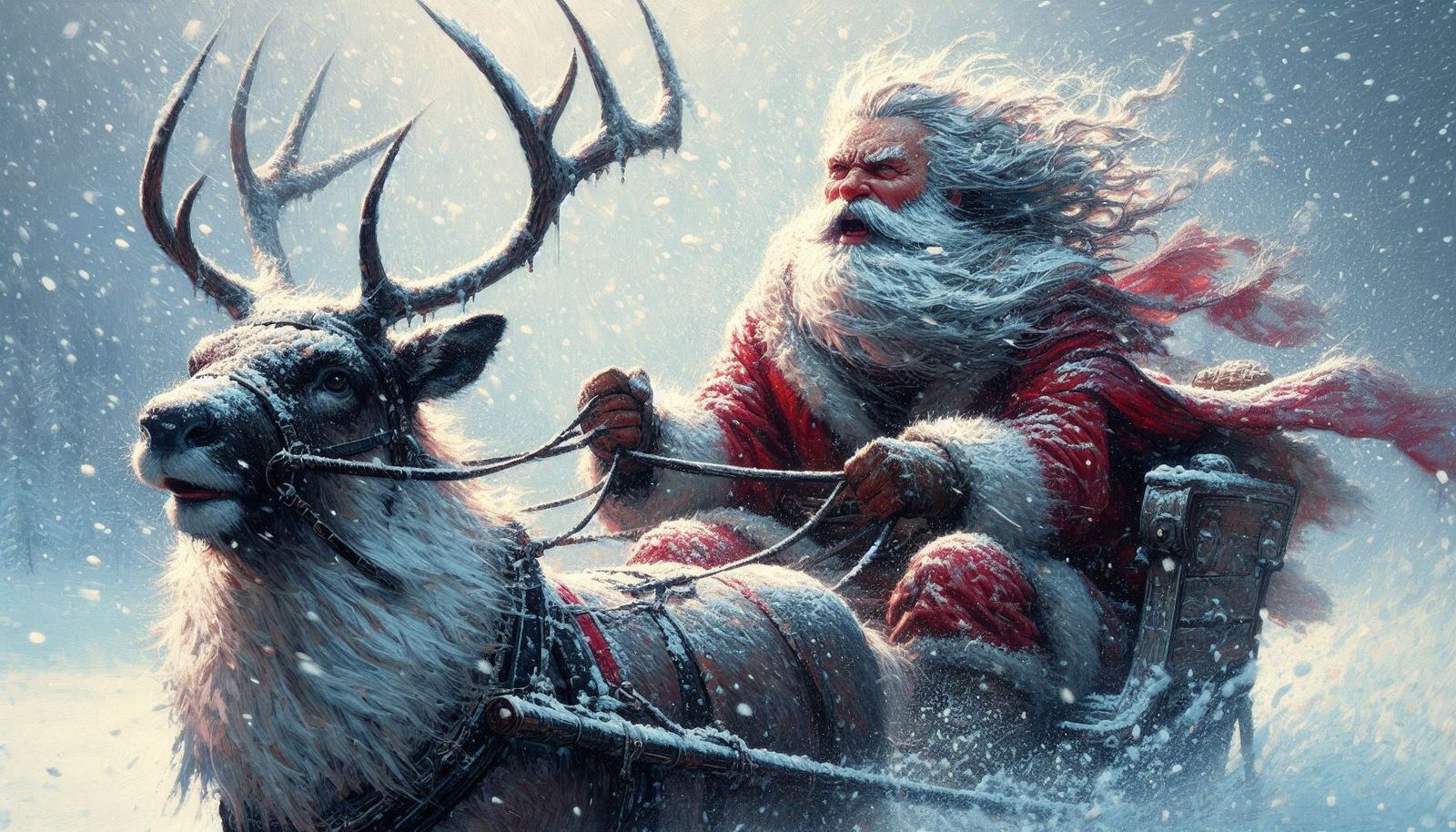 "Go, Rudolph, the children are counting on us!"