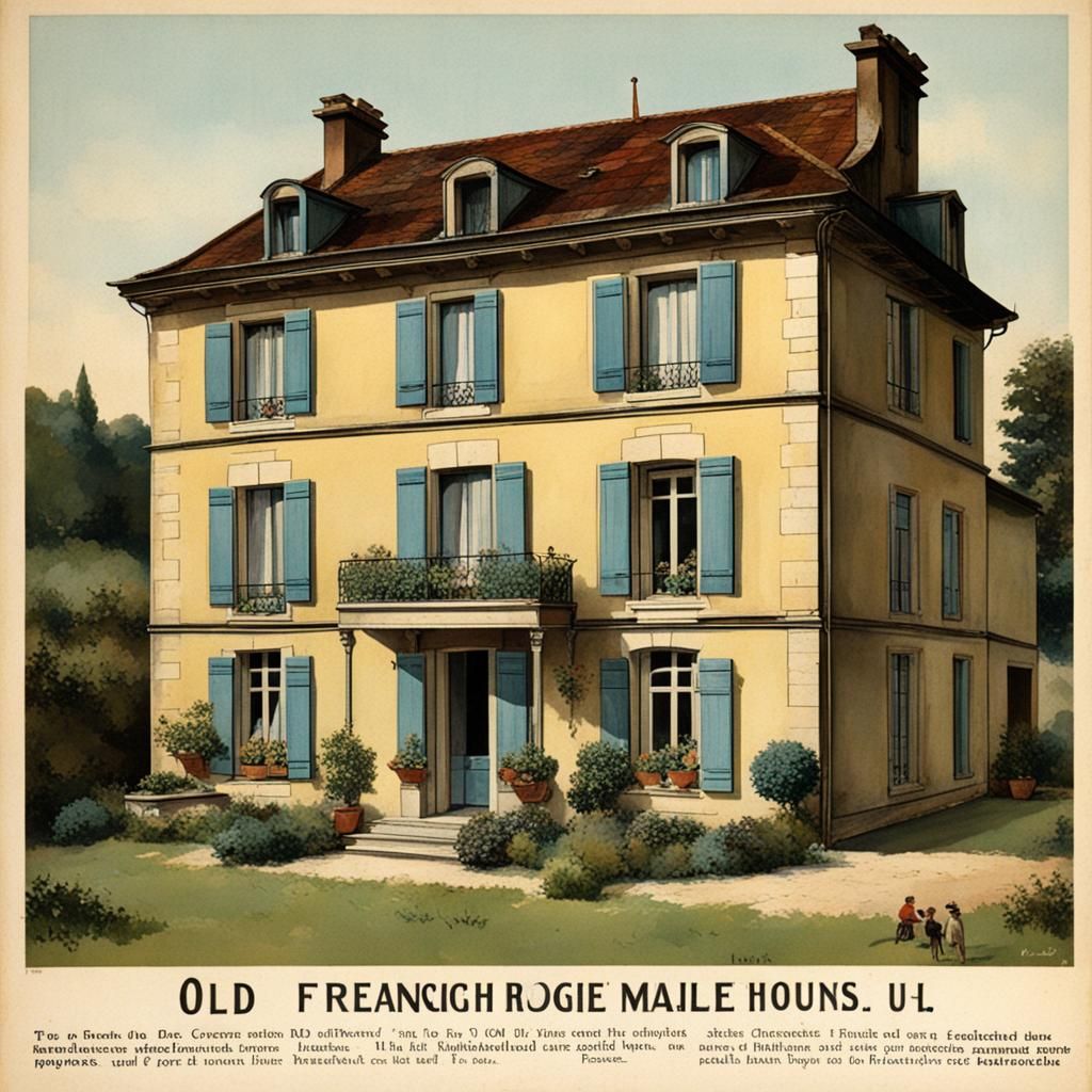 Advert for old French home.