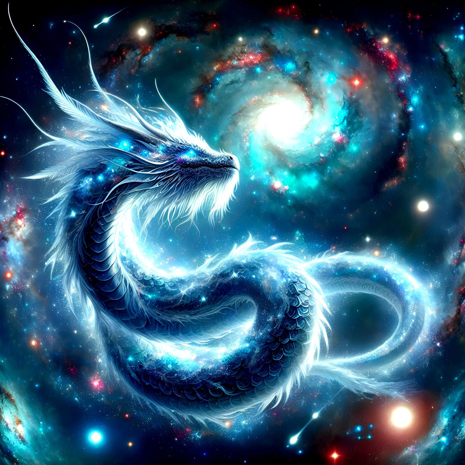 Aetherian Wyrm  by @Crimson