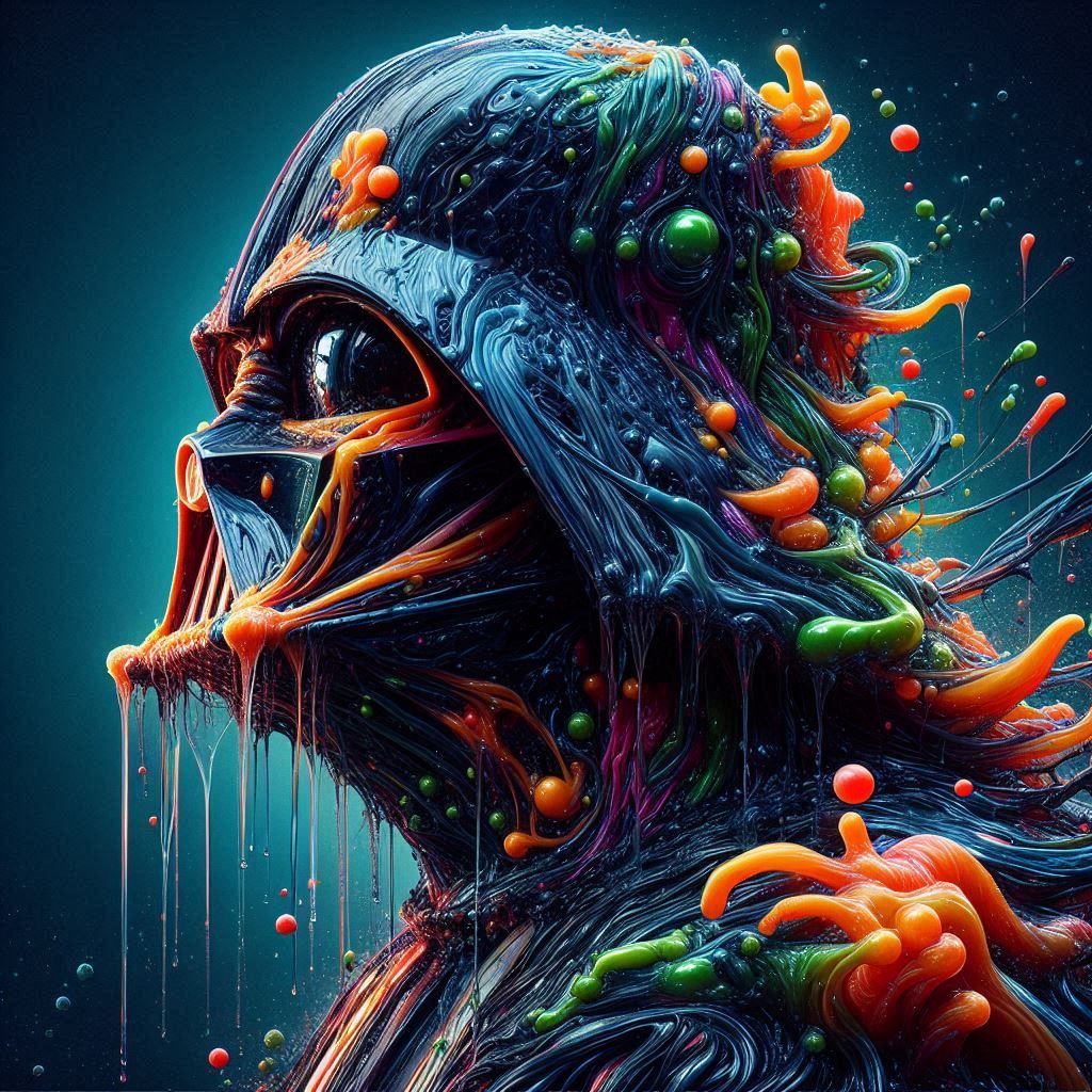Darth Vader as Underwater Slime Fusion