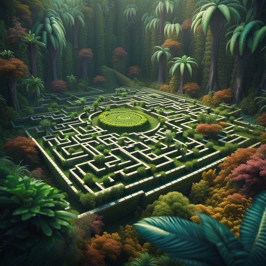 Hidden Maze  by @WhiteHatGFX