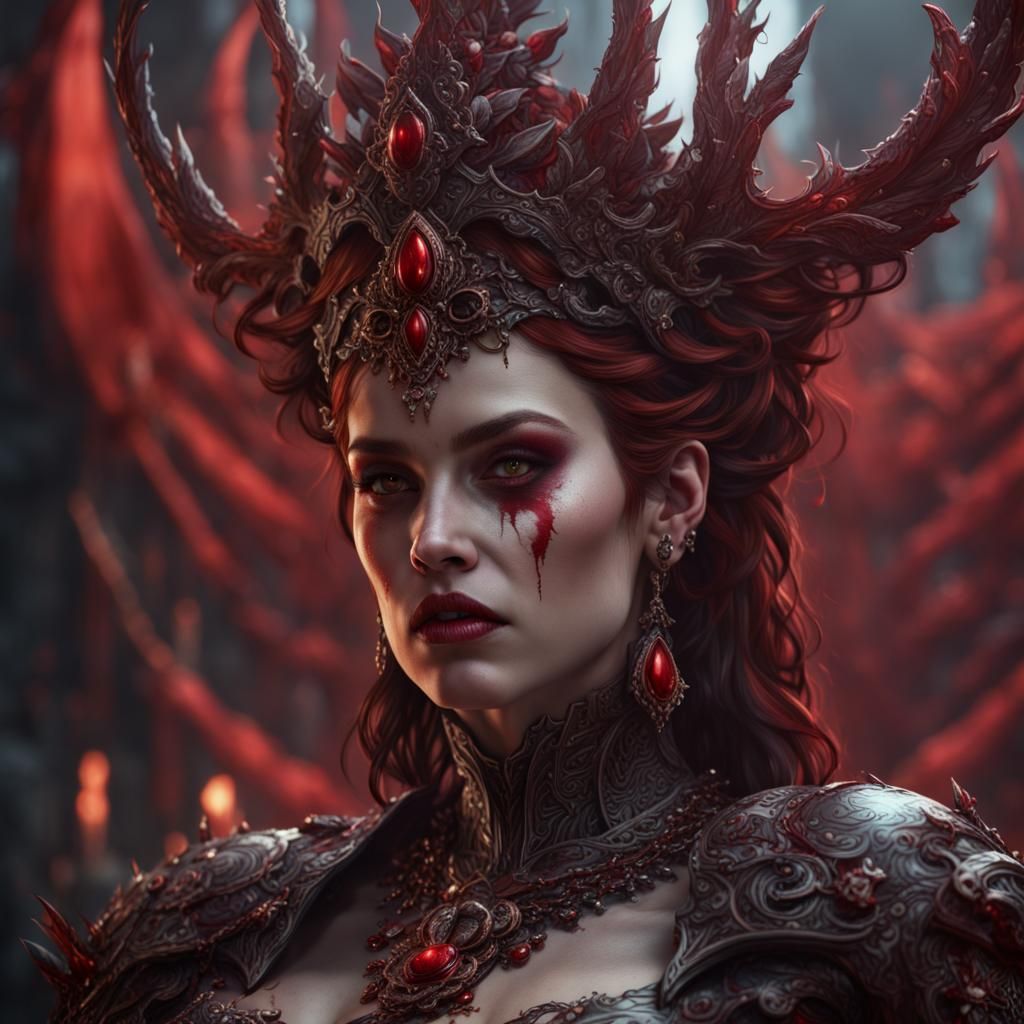 blood queen - AI Generated Artwork - NightCafe Creator