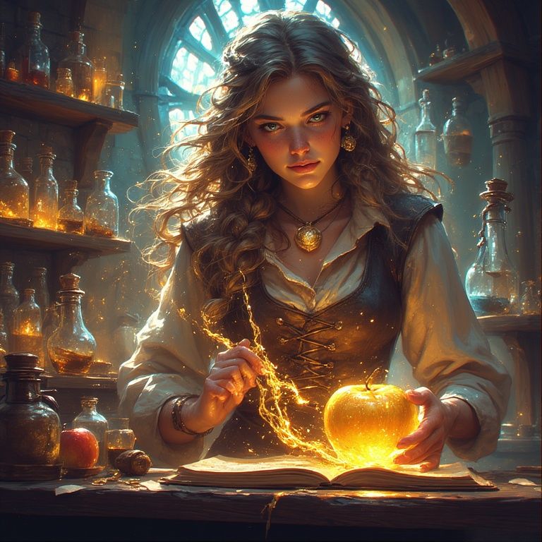 Success! The Alchemical Formula Transmuted the Apple to Gold