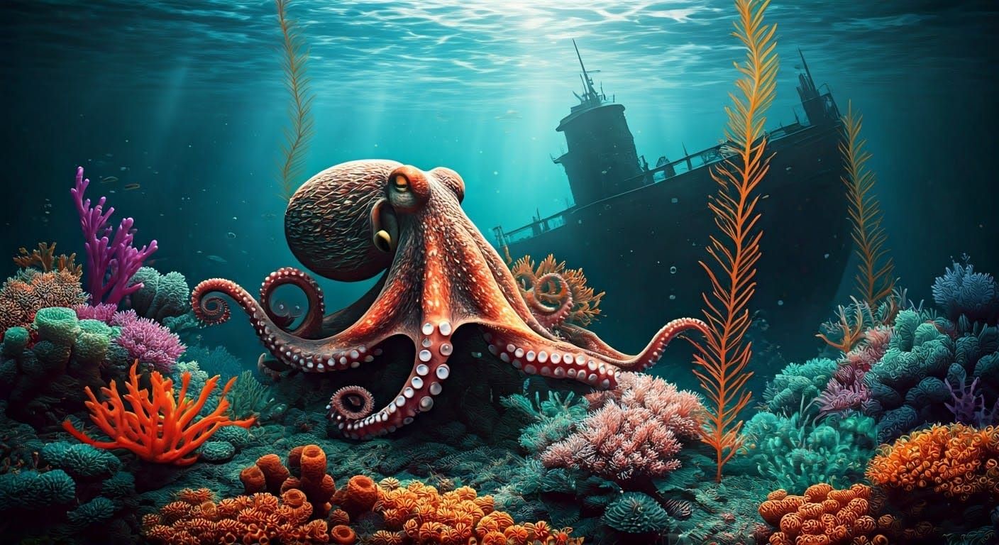 an octopusses garden  by @Buzz